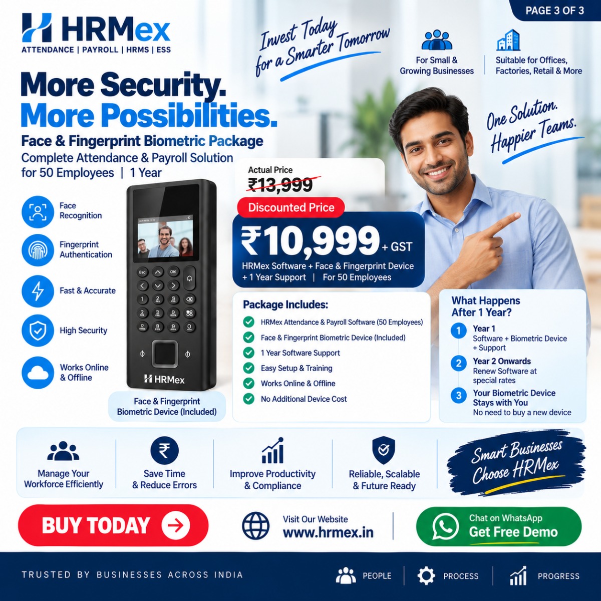 HRMex Software & Biometric